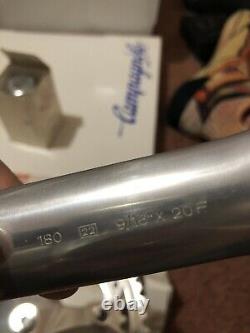 Campagnolo C-Record NOS Crankset. These Are Engraved Version Rare 80s