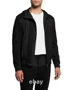 Canali Black Edition Hooded Tech Jacket Outerwear Coat Size 52 Eu 42US NWT $945
