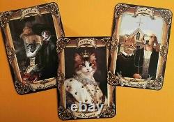 Cat tarot card cards deck fortune telling rare vintage oracle cats supplies gift