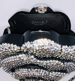 Chanel Camellia Evening Clutch Crossbody Shoulder Bag LIMITED EDITION NEW