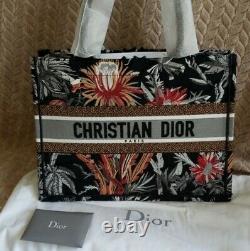 Christian Dior Book Tote Limited Edition, Embroidered Canvas Bag, New