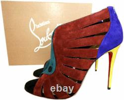 Christian Louboutin TOOT MIGNONNE 100 Version Cage Heels Booties Pumps Shoes 39