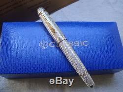Classic Pens CP8 Ag925 Sterling Vannerie 2008 Limited Edition Fountain Pen