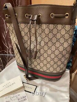 Classy! NWT Gucci Ophidia GG Supreme Bucket Bag, Shoulder Bag, Medium 540457