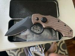 Colonel Blade Folding Knife FDE Serialized Limited Edition