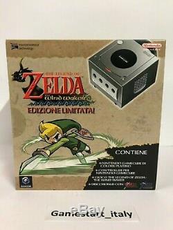 Console Gamecube Zelda Wind Waker Pak Limited Edition Platino Nuova New Rare