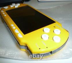 Console Psp Slim Limited Yellow Edition Psp-2004 Zy New Not Sealed Pal Rare