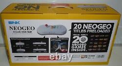 Console Snk Neogeo Arcade Stick Pro Version 20 Games Limited Edition New