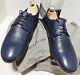 Corneliani Limited Edition Dearskin Leather Derby Shoes-blue $2,500