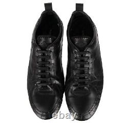 DOLCE & GABBANA Low-Top Croco Crown Sneaker Shoes KING DRIVER 44 US 11 12073