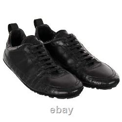 DOLCE & GABBANA Low-Top Croco Crown Sneaker Shoes KING DRIVER 44 US 11 12073