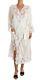 Dolce & Gabbana Special Edition Robe White Silk Sleepwear Kimono S. S Rrp $2000