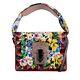 Dolce & Gabbana Snake Leather Majolica Shoulder Bag Lucia W. Foulard Beige 09513