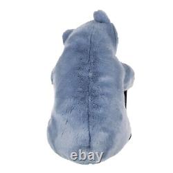 DOLCE & GABBANA Unisex Faux Fur Plush Bear Toy Backpack Bag Blue White 11415