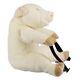 Dolce & Gabbana Unisex Faux Fur Plush Pig Toy Backpack Bag White Brown 09776