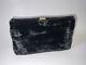 Donna Karan New York Vintage Black Velvet Evening Clutch 8 Withdustbag Preowned
