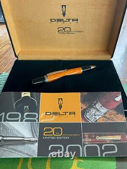 Delta 20th Anniversary Limited Edition Ballpoint Pen New