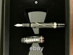 Delta Mapuche Limited Edition Fountain Pen, Sterling Silver 18KT Nib M