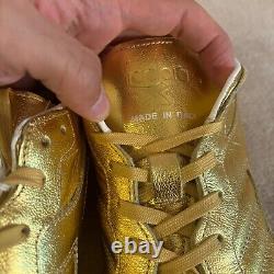 Diadora OG ITA Brasil Gold Soccer Cleats Mens Size 10 Limited Special Edition