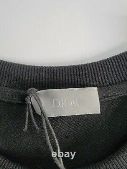 Dior X Kaws Bee Sz M Limited Edition Crewneck Sweater Long Sleeve Black NWT