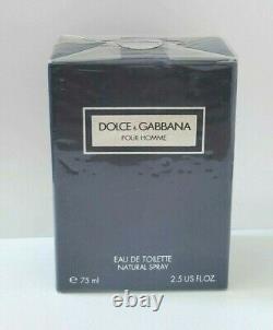 Dolce&Gabbana Pour Homme 2.5oz / 75ml Men's EDT Euroitalia 1994 Vintage Version