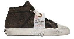 Dolce&Gabbana Re-Edition Brown Denim Sneakers New And Authentic