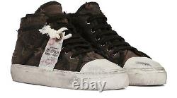 Dolce&Gabbana Re-Edition Brown Denim Sneakers New And Authentic