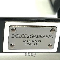 Dolce and Gabbana Sunglasses Re-Edition DG4444 501/87 Polished Black 55-18-140