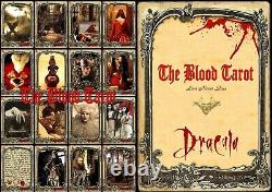 Dracula tarot cards card deck rare vintage major arcana oracle book guide + gift