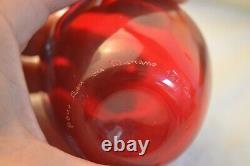 EAU DE MURANO LIMITED EDITION CARLO MORETTI SIGNED RED APPLE PERFUME WithBOX NEW