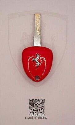 EXCLUSIVE Wall Desktop Art Frame Genuine Ferrari 458 Italia FF 599 Key Fob