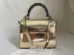 Elena Ghisellini Gold Handbag (Never Used) Made in Italy