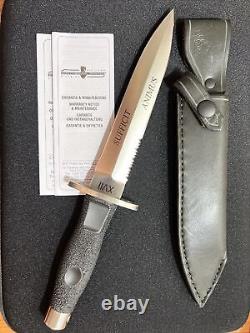 Extrema Ratio ADRA Dagger Special Edition + Custom Leather Sheath(No Box)