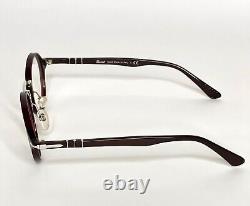 Eyeglass PERSOL TYPEWRITER Edition Men's Round Acetate Eyewear 145-46 Italy New