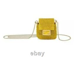 Fendi Baguette Bag in Pico New With Tags in Yellow Limited Edition Style -Rare
