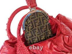 Fendi & Moncler Fire-Engine Red Nylon Spy Bag Limited Edition 500Pc RARE, New