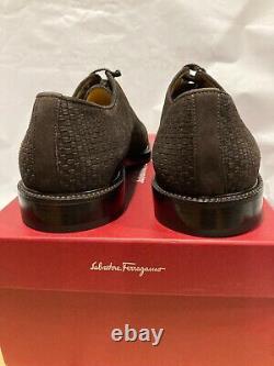 Ferragamo Mens Shoes Size-8M Brown Leather HEROSLimited Edition #1 of 750