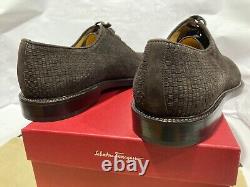 Ferragamo Mens Shoes Size-8M Brown Leather HEROSLimited Edition #1 of 750
