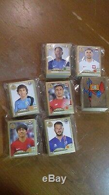 Figurine Panini world cup Russia 2018 complete set GOLD EDITION Swiss stickers