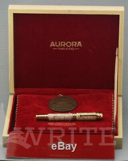 Fountain Pen Aurora Limited Edition Jubileum 1690/2000 Nib M Complete Box