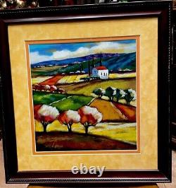 Framed Slava Brodinsky (b. 1955) Serigraph on Paper, Signed & Numbered (36/55)