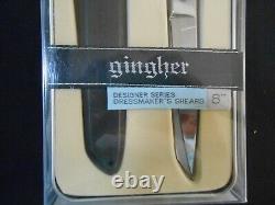 GINGHER Designer Series 8 Dressmaker Shears ASHLEY Limited Edition New In Tin