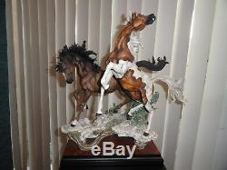 GIUSEPPE ARMANI STALLIONS Limited Edition Figurine Horse Statue # 0572S