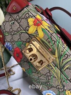 GUCCI Padlock GG Flora case and Bag Limited edition