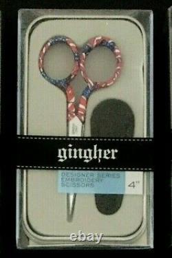 Gingher Designer Series Limited Edition 4 Embroidery Scissors Nib