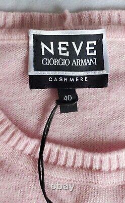 Giorgio Armani Neve Cashmere Sweater LE PULL DE' HIVERE WMS Sz 40Limited edition