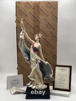 Giuseppe Armani Lady Liberty Figurine Capodimonte The Society LE #339/5000 NIB