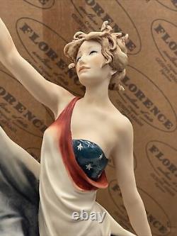 Giuseppe Armani Lady Liberty Figurine Capodimonte The Society LE #339/5000 NIB