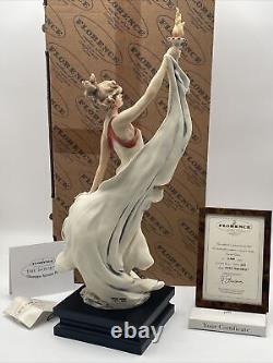 Giuseppe Armani Lady Liberty Figurine Capodimonte The Society LE #339/5000 NIB