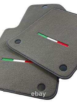 Gray Floor Mats For Ferrari 599 Coupe 2006-2012 Tailored Carpets Italy Edition